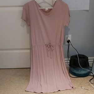 H&M blush pink dress